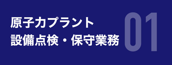 原子力プラント設備点検・保守業務