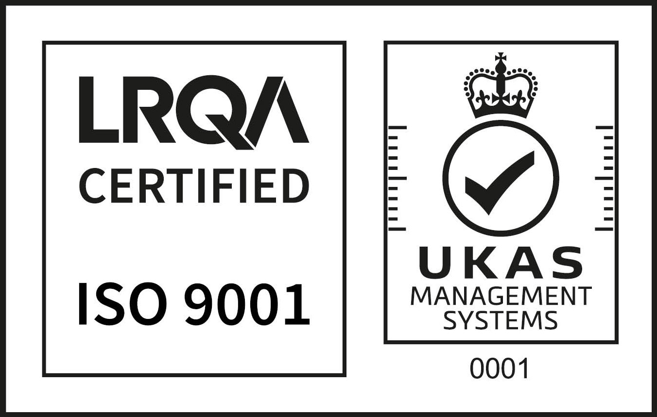 LRQA CERTIFIED ISO9001 UKAS