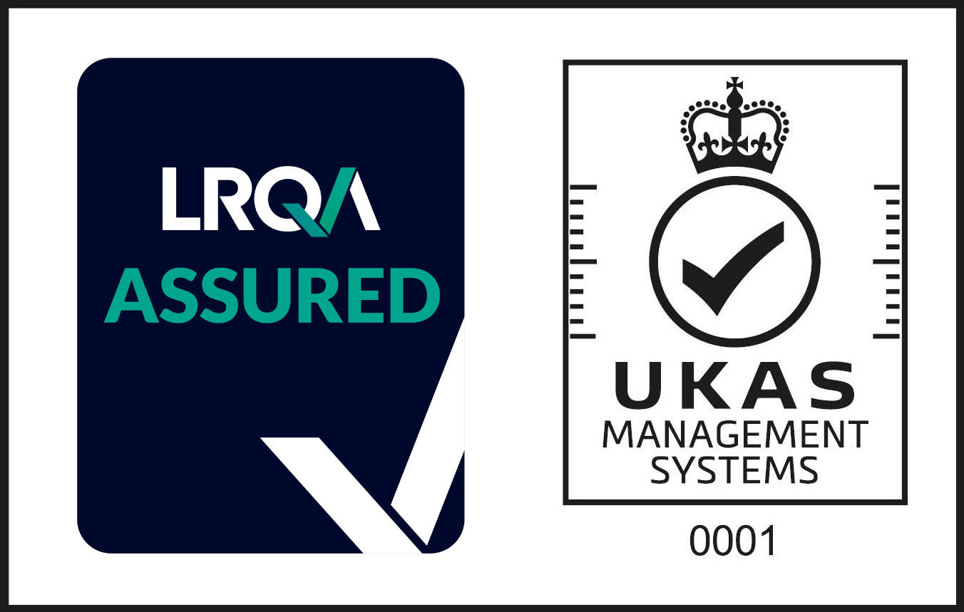 LRQA CERTIFIED ISO9001 UKAS
